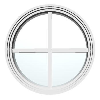 Casement Round Window 01 - Product Details - 3Dream.net