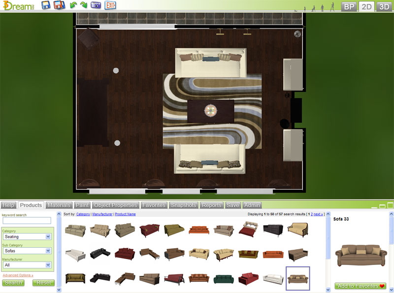 Free 3D Room Planner - 3Dream Basic Account Details - 3Dream.net